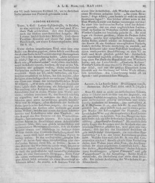 David de Saint-Georges, J. J. A.: Lottens Geständnisse, in Briefen, an eine vertraute Freundin vor und nach Werthers Tode geschrieben. Übers. v. L. Gall. Trier: Gall 1825