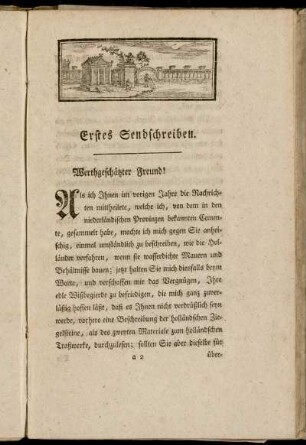 Erstes Sendschreiben.