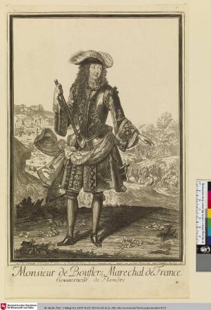 Monsieur de Bousters Marechal de France Gouverneur de Flandre