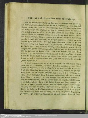 Kunzens und seiner Gehülfen Bestrafung