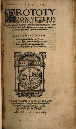 Prototypon Veteris Ecclesiae