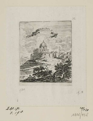 Veuë de Nostre Dame de Lorette, aus: "Divers veuës d’Italie et autre lieu"