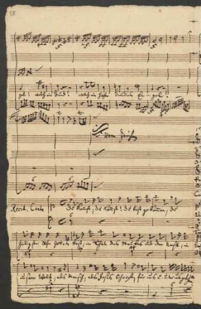 4. Recit[ativ] (S): Du kommst! Du bist gekommen