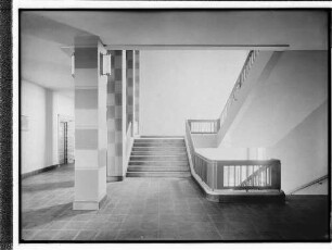 Schule Langenhorn [Heute: Fritz-Schumacher-Schule] (Hamburg-Langenhorn): Treppenhaus-Detail : SchumacherWV Nr. 294