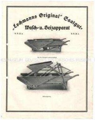 "Lochmanns Original" Saatgut-Wasch- u. Beizapparat