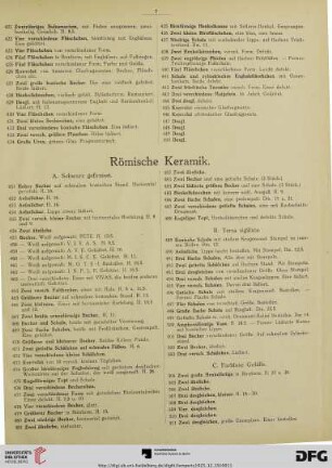 Römische Keramik (Nr. 451-529)