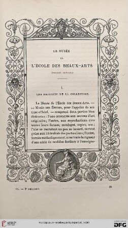 3. Pér. 3.1890: Le musée de l'École des Beaux-Arts, 1