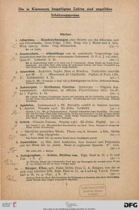Bücher (Nr. 1-259)