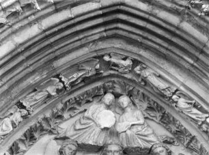 Deesis: Über Christus schwebende Engel