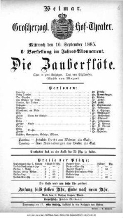 Die Zauberflöte