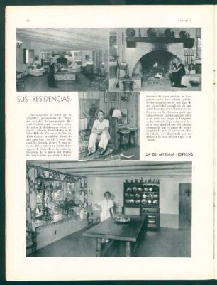 Sus residencias - la de Myriam Hopkins