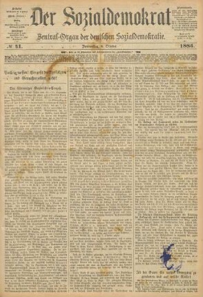 No 41. Donnerstag, 8. Oktober 1885.