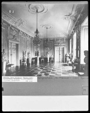 Neue Residenz — Schönbornbau — Eingangsflügel — Fürstbischöfliche Wohnräume — Weisser Saal, Raum 1.54