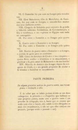 Parte primeira