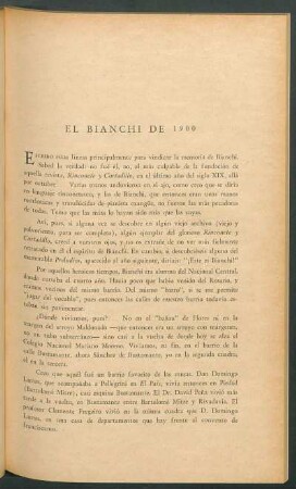 El Bianchi de 1900