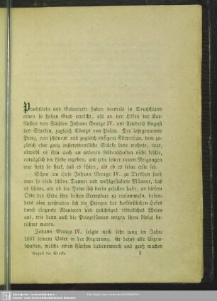 Prachtliebe und Galanterie ...