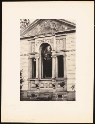 Atelier des Malers W. Klose, Karlsruhe: Fassadenansicht
