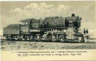 Werbung für Lokomotiven der Firma A. Borsig