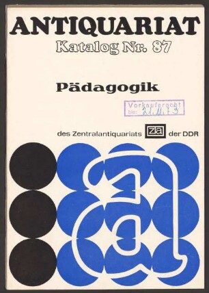 Nr. 87: Pädagogik
