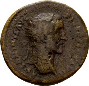 Dupondius des Antoninus Pius mit Darstellung der Libertas