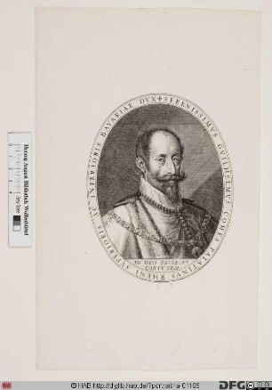 Bildnis Wilhelm V. (der Fromme), Herzog von Bayern (reg. 1579-97)