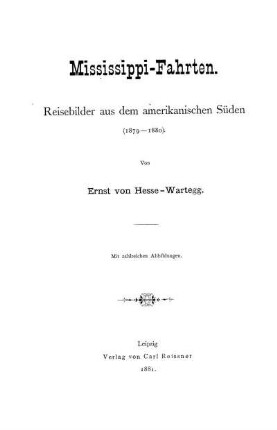 Mississippi-Fahrten