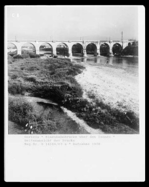 Eisenbahnbrücke über den Isonzo