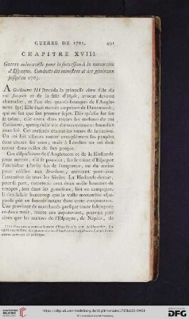 Chapitre XVIII