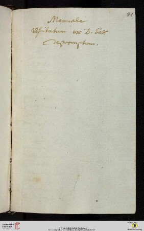 Arzneimittelhandbuch: ‚Manuale Usitatum’