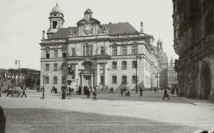 Dresden-Altstadt, Schloßplatz 1. Ständehaus (1901/1907; P. Wallot). Haupteingangsseite