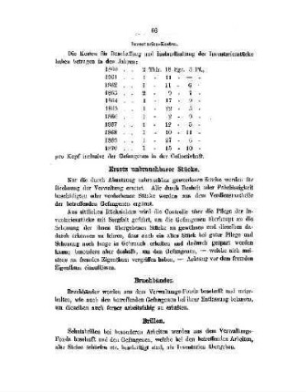 Ersatz unbrauchbarer Stücke