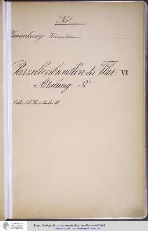 No. 34 Gemarkung Heusenstamm, Flur VI, Abteilung BII