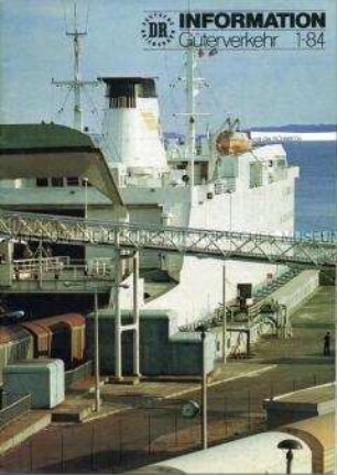 Illustrierte Informationsschrift der Verkehrsministeriums der DDR über den Güterverkehr u.a. über Containerzüge und über den Transport gefährlicher Güter