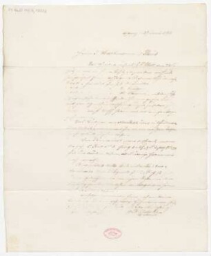 Brief an Jean Hartmann : 29.06.1865