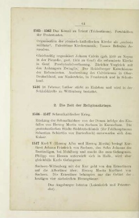 2. Die Zeit der Religionskriege