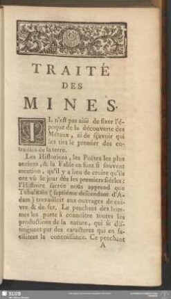 Traité Des Mines