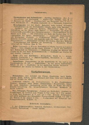 Verkehrswesen.