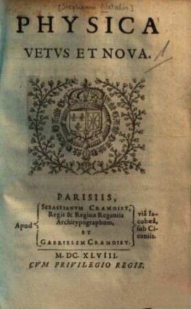 Physica vetus et nova
