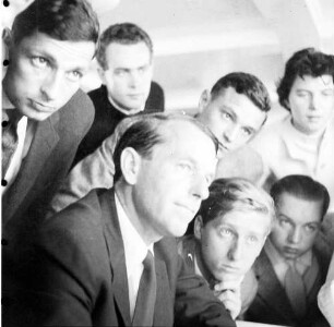 Nobelpreisträgertagung 1960 Mediziner; Porträts auf dem Schiff 8.7.60: Frederick Sanger