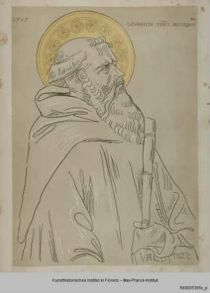 Oberkörper des Heiligen Benedikt (aus der Altartafel von Santa Maria degli Angeli)