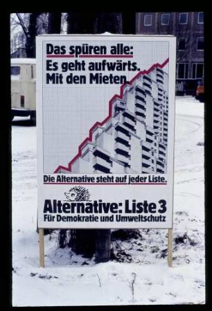 Wahlplakat AL 17.2.85.