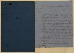 Unterstützungsgesuche von Wollzeugwebern aus Balingen und des Zeugmachers Johann Martin Hauser in Ebhausen, Oberamt Nagold