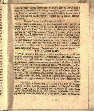 De Sacrificiis. XV.