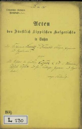 Lantz, Kaufmann in Detmold gegen Cosack & Co. in Hamm / Joseph Cosack u. Gen. - Forderung