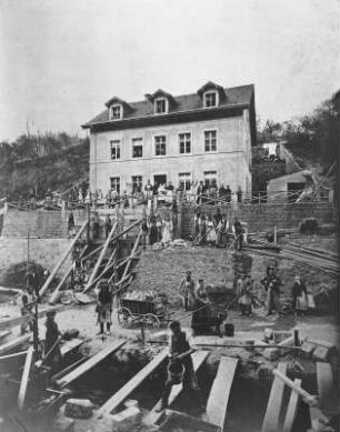 Bachregulierung : Bachregulierung. Albuminpapier; 21 x 17 cm (1874; A. Kotzsch). Dresden: Privatbesitz