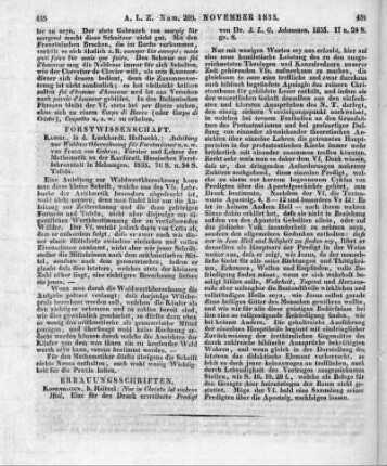 Gehren, E. F. von: Anleitung zur Waldwerthberechnung für Forstmänner. Kassel: Luckhardt 1835