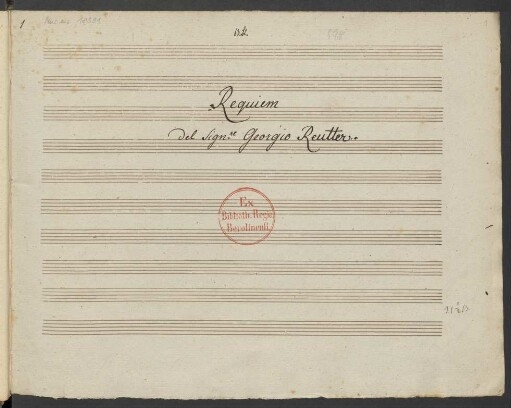 Requiems; V (4), Coro, orch; g-Moll; HofR 48/6
