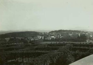 Herrnhut. Blick vom Hutberg mit Friedhof der Herrnhuter Brüdergemeine