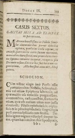 Casus Sextus. - Casus Decimus.