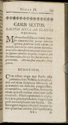 Casus Sextus. - Casus Decimus.